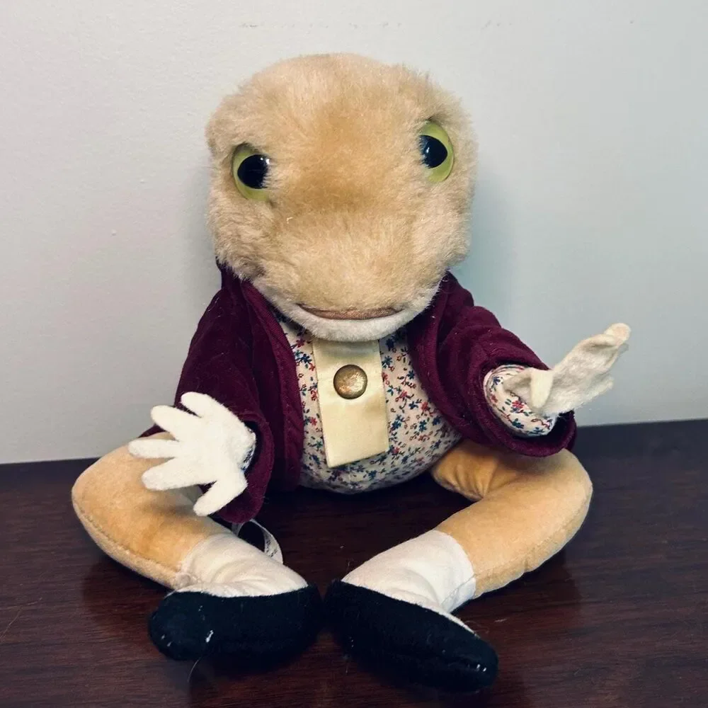 Eden Jeremy Fisher Frog Plush Beatrix Potter Red Coat 12